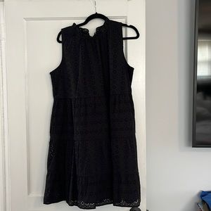 Black eyelight dress